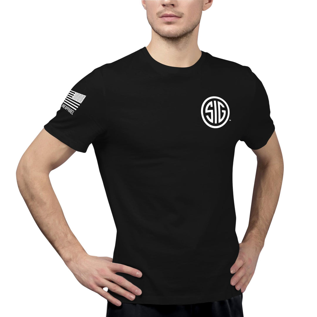 Nine Line Sig Sauer Black T-Shirt/ 3XLarge