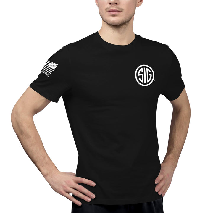 Nine Line Sig Sauer Black T-Shirt/ 3XLarge