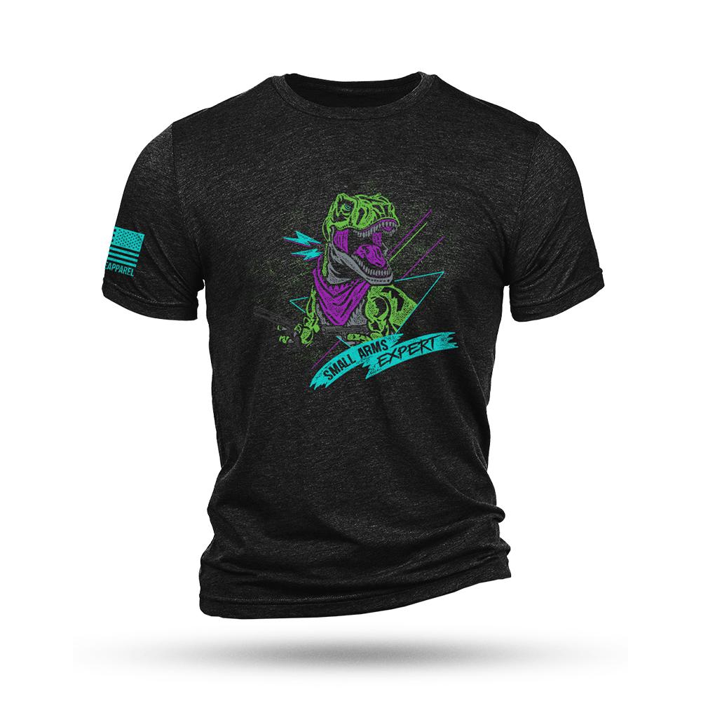 Nine Line T-Rex Black Triblend T-Shirt/ Small