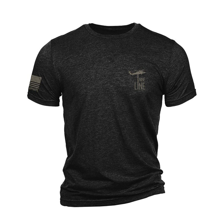 Nine Line Tactical Trash Panda Tri-Blend T-Shirt Black Comfortable Fit M Size