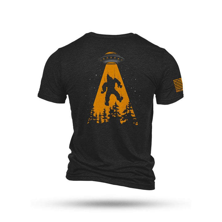 Nine Line UFO Squatch Triblend T-Shirt Black Soft Comfortable Fabric 3XL Size