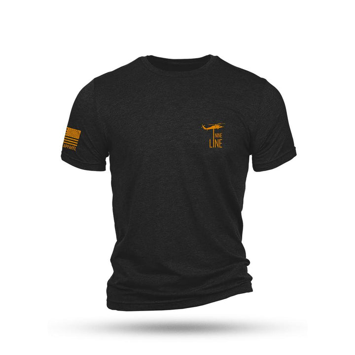 Nine Line UFO Squatch Triblend T-Shirt Black Soft Comfortable Fabric L Size