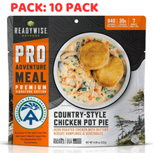 Load image into Gallery viewer, ReadyWise Outdoor Pro Meal Classic Chicken Pot Pie Freeze Dried Food 10 PACK
