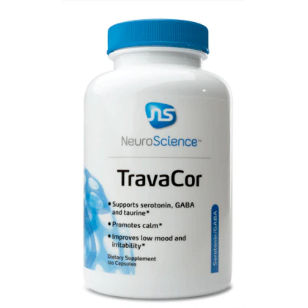 NeuroScience TravaCor Dietary Supplement 120 Capsules