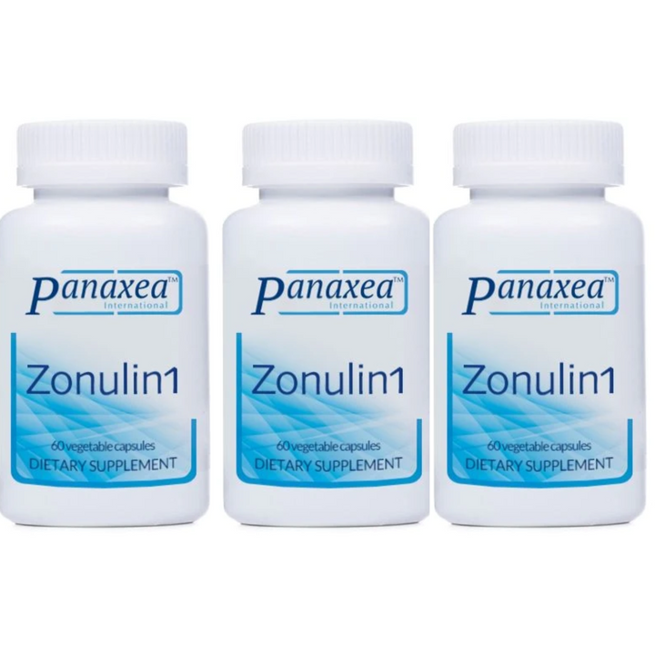 Panaxea Zonulin1 60 Vegetable Capsules Dietary Supplement 3 PACK
