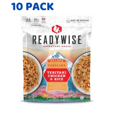 Load image into Gallery viewer, ReadyWise 2.5 Serving Treeline Teriyaki Chicken &amp; Rice 6 Oz 10 PACK
