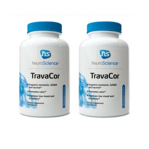 NeuroScience TravaCor Dietary Supplement 120 Capsules 2 PACK