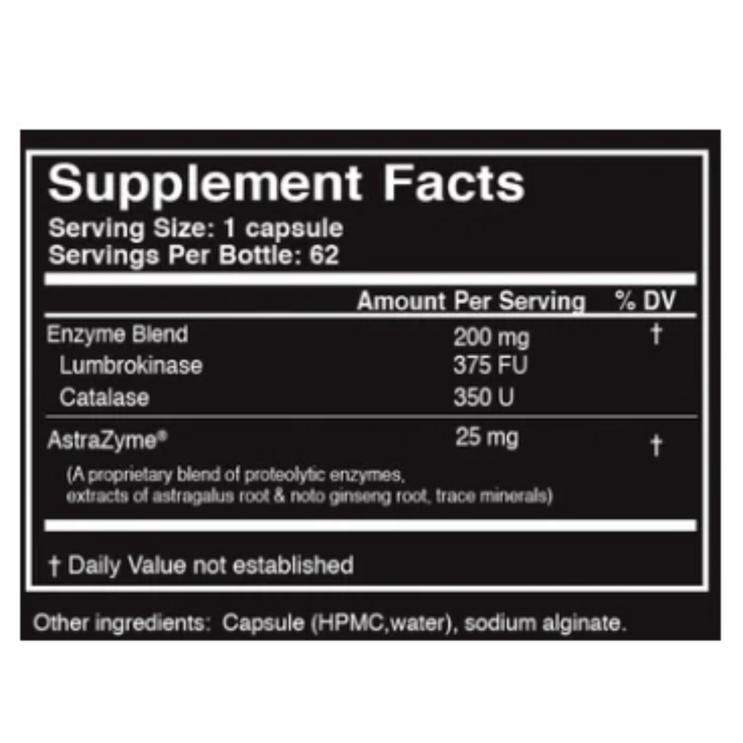 Master Supplements US Enzymes Lumbroxym 62 cápsulas: favorece la salud cardiovascular