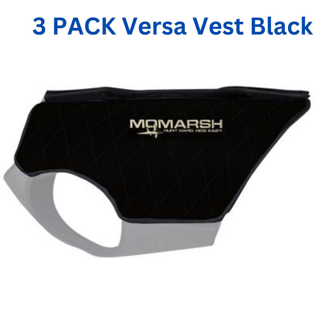 Higdon Outdoors Momarsh Versa Vest Replacement Panels Black 3 PACK