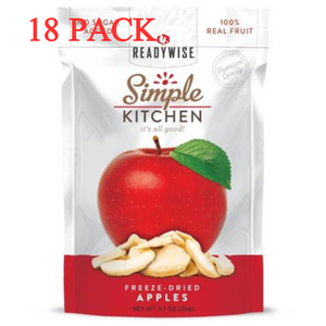 ReadyWise Freeze-Dried Sweet Apples 0.7 Oz 18 PACK RWSK05-910