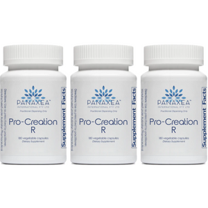 Panaxea PRO CREATION R 180 x 500 mg Capsules Dietary Supplement 3 PACK