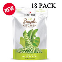 Load image into Gallery viewer, ReadyWise Simple Kitchen Wasabi Peas 1.6 Oz 18 PACK
