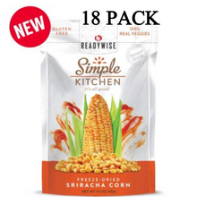 Load image into Gallery viewer, ReadyWise Simple Kitchen Sriracha Corn 1.6 Oz 18 PACK
