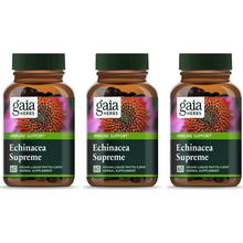 Load image into Gallery viewer, Gaia Herbs Echinacea Supreme 60 Vegan Liquid Phyto-Softgels 3 PACK
