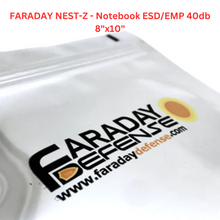 Load image into Gallery viewer, FARADAY NEST-Z - Notebook ESD/EMP 40db 8&quot;x10&quot;
