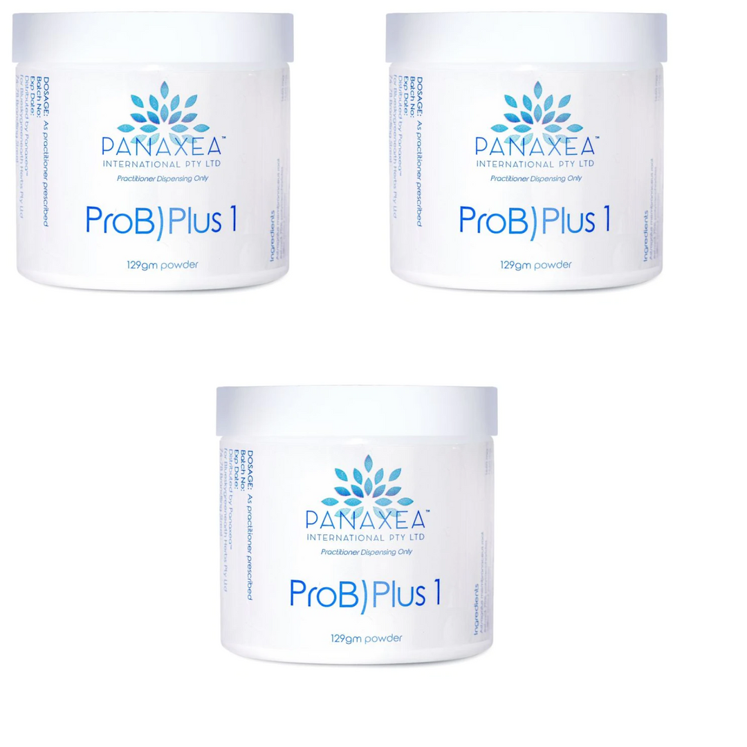 Panaxea PROB)PLUS1 129 gm Powder For 30 Days Gastrointestinal Health 3 PACK