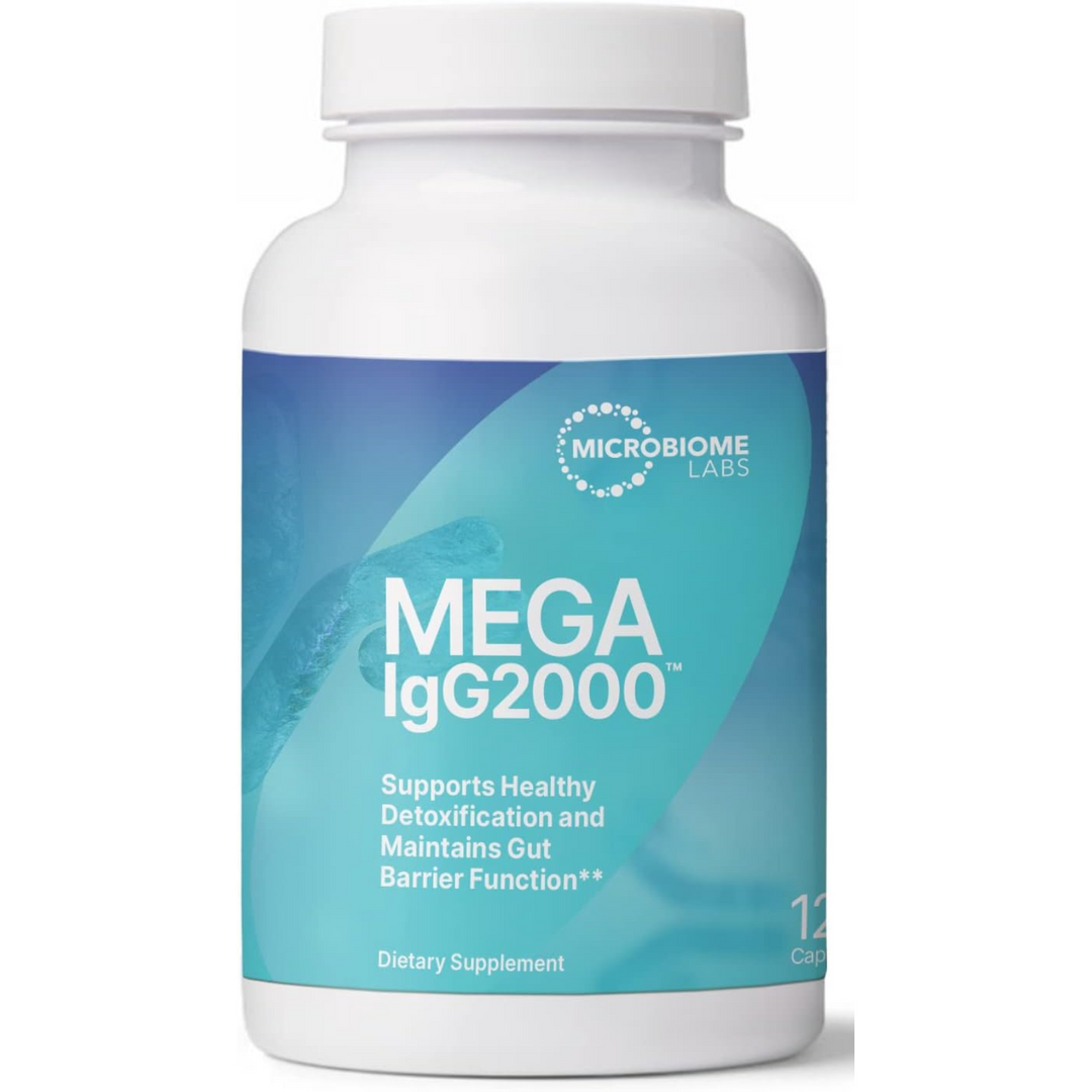 Microbiome Labs MegaIgG2000 120 cápsulas: fortalece la barrera inmunitaria intestinal