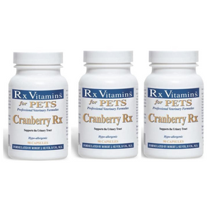 Rx Vitamins For Pets Cranberry Rx UTI Treatment for Pets 90 Capsules CRAN 3 PACK