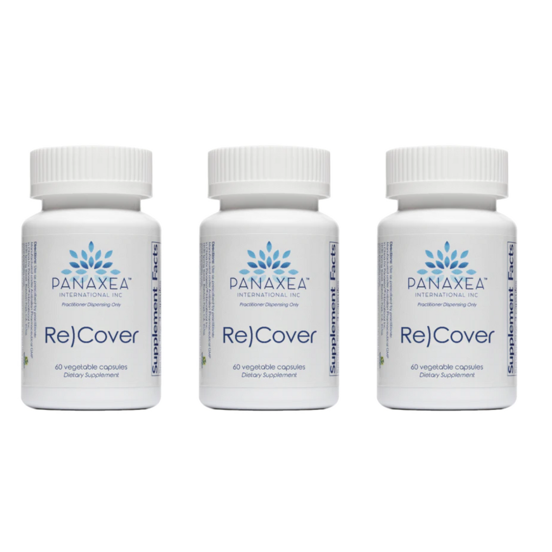 Panaxea RE)COVER 60 x 500mg Tablets Dietary Supplement 3 PACK
