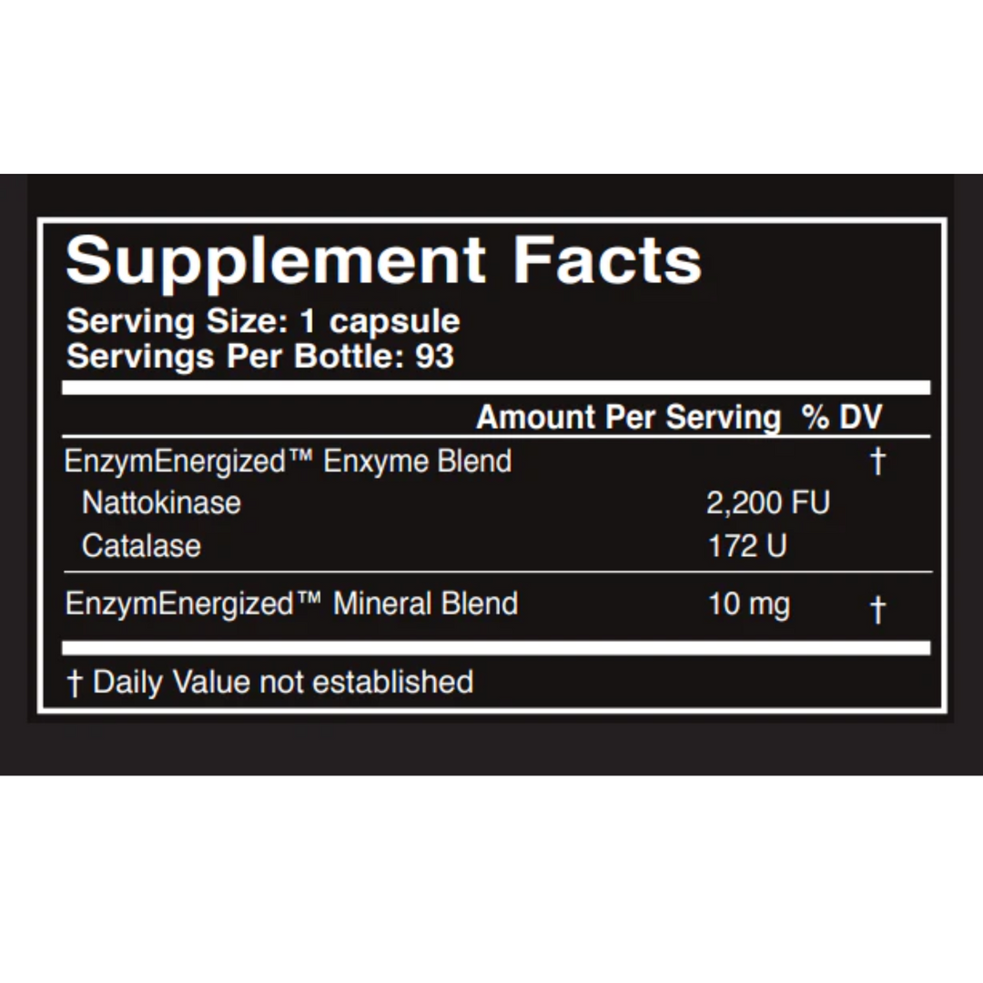Master Supplements US Enzymes NATTOXYM 93 cápsulas Mezcla de nattoquinasa