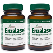 Load image into Gallery viewer, Master Supplements U.S Enzymes ENZALASE 93 Capsules 2 PACK
