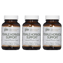 Load image into Gallery viewer, Gaia Herbs Female Hormone Support Menopause 60 Vegan Liquid Phyto-Caps 3 PACK
