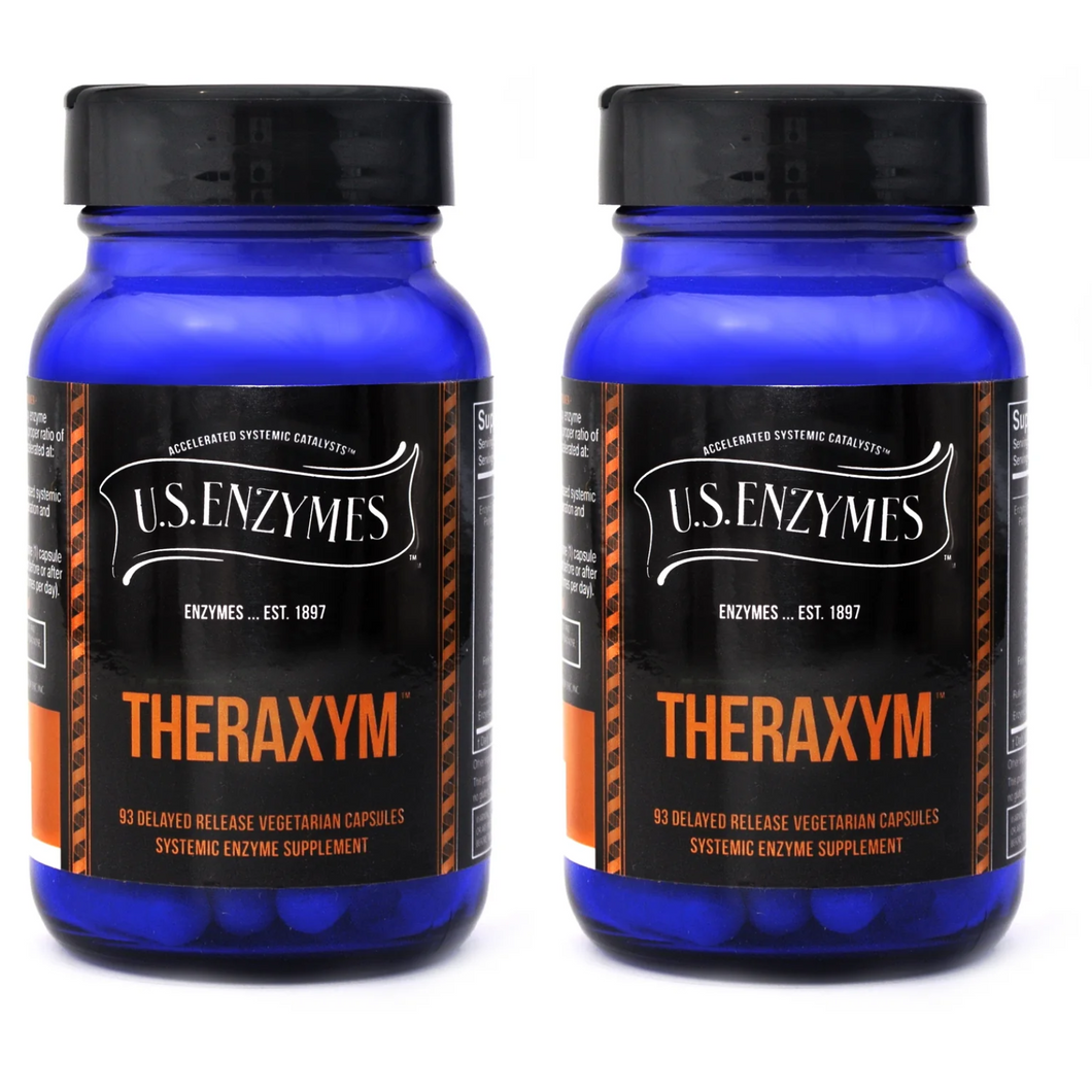 Master Supplements U.S Enzymes Theraxym 93 Capsules 2 PACK