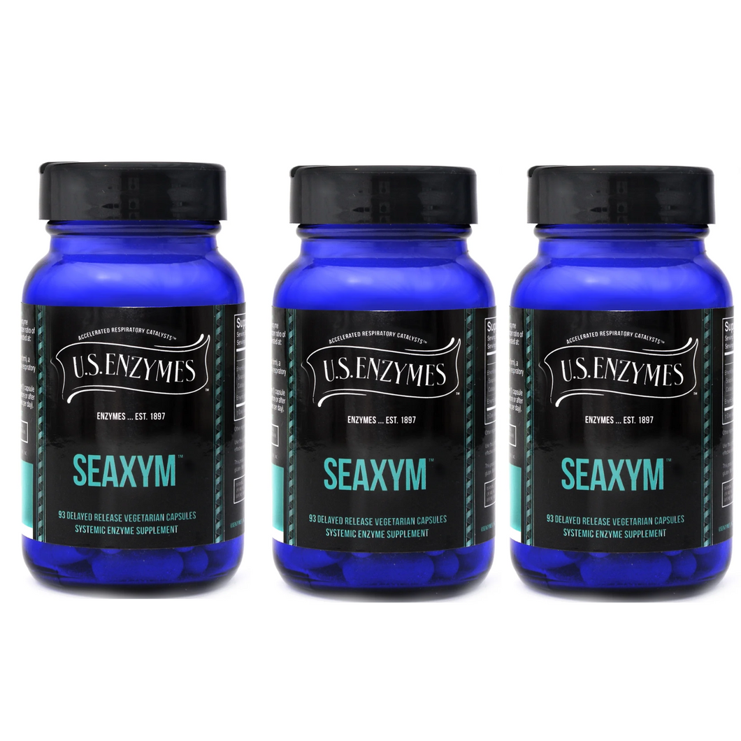 Master Supplements U.S Enzymes Seaxym 93 Capsules 3 PACK