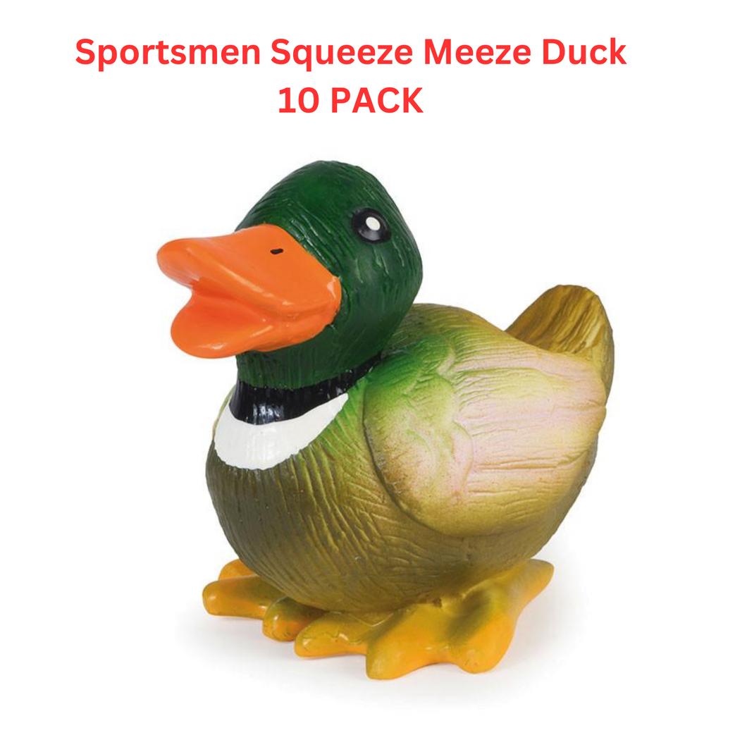 PetSafe Sportsmen Squeeze Meeze Duck 10 PACK