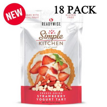 Load image into Gallery viewer, ReadyWise Simple Kitchen Strawberry Yogurt Tart 1.8 Oz 18 PACK
