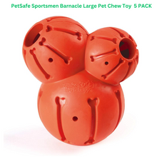 Load image into Gallery viewer, PetSafe Sportsmen Barnacle Large Pet Chew Toy 5 PACK
