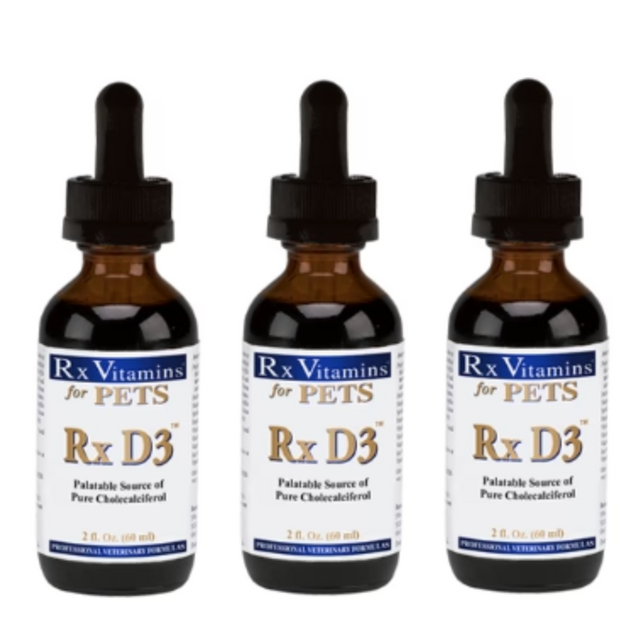 Suplemento líquido de vitamina D3 para mascotas, 2 oz, con aceite de oliva, para perros y gatos
