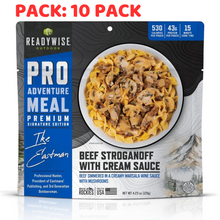 Load image into Gallery viewer, ReadyWise Outdoor ProMeal Beef Strog w/Mushroom CRM Sauce 10 PACK
