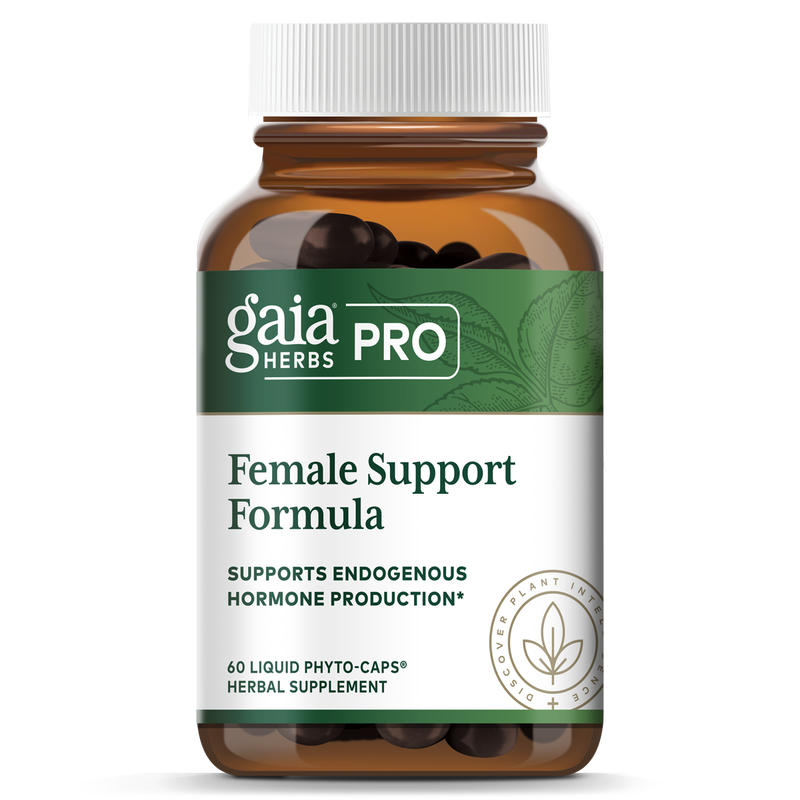 Gaia Herbs Female Hormone Support Menopause 60 Vegan Liquid Phyto-Capsules