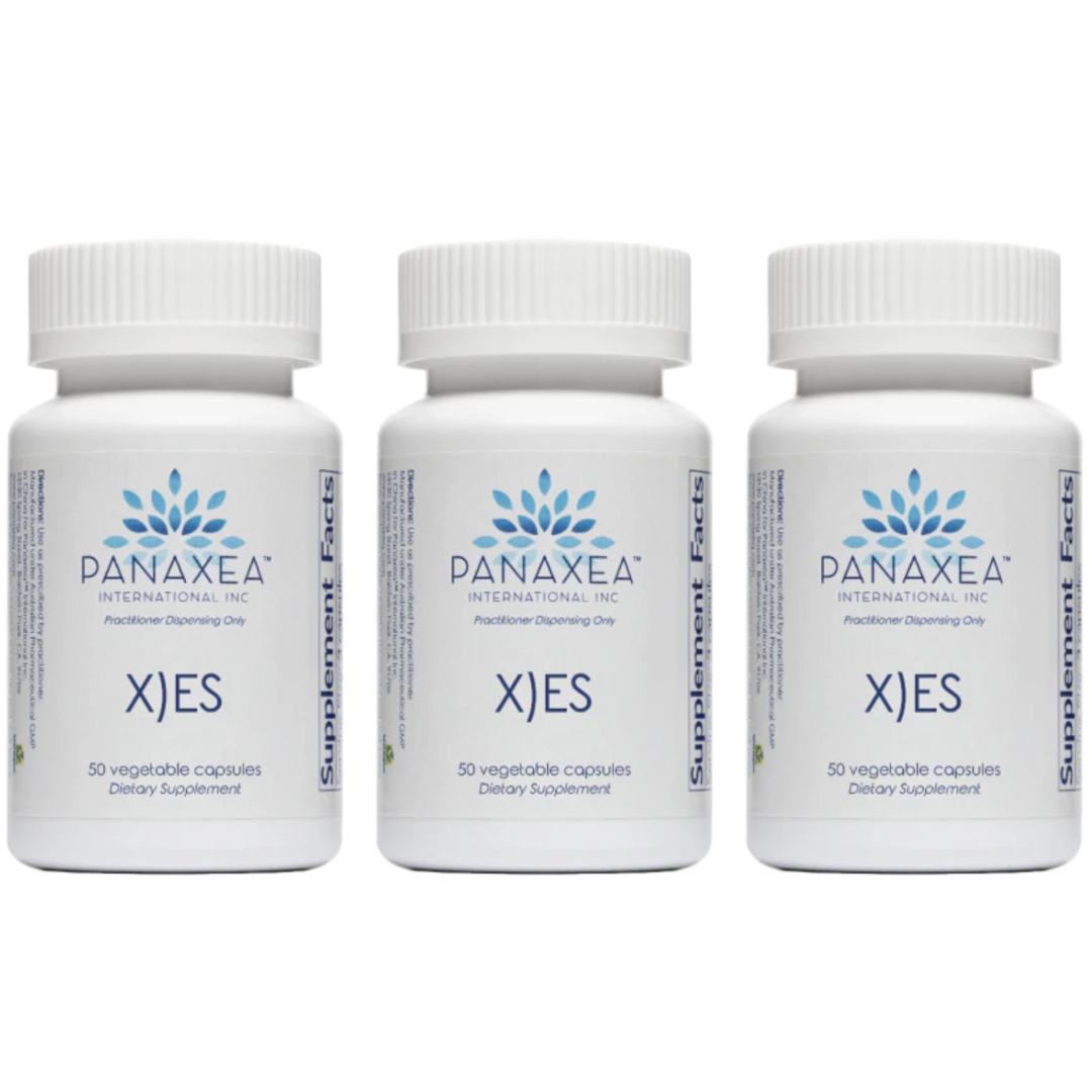 Panaxea X)ES 50 x 500 mg Vegetable Capsules Dietary Supplement 3 PACK