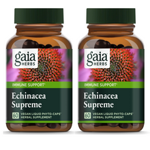 Load image into Gallery viewer, Gaia Herbs Echinacea Supreme 60 Vegan Liquid Phyto-Softgels 2 PACK
