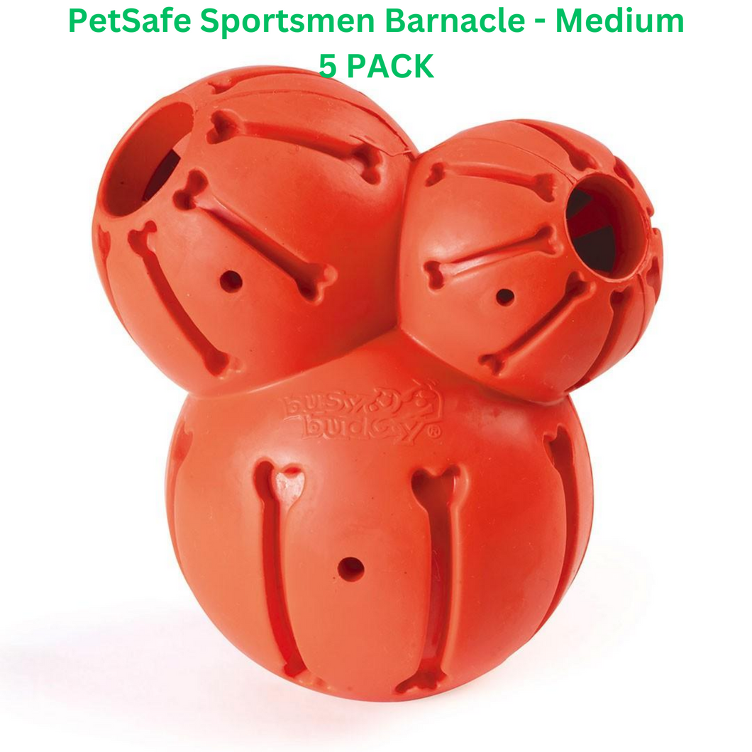 PetSafe Sportsmen Barnacle Medium Size Pet Chew Toy 5 PACK