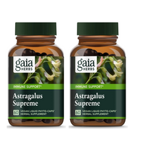 Load image into Gallery viewer, Gaia Herbs 3-in-1 Immune Support Astragalus Supreme 60 Capsules 2 PACK
