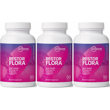 Load image into Gallery viewer, Microbiome Labs RestorFlora 50 Capsules Bacillus Subtilis HU58 MB-RESTORE 3 PACK
