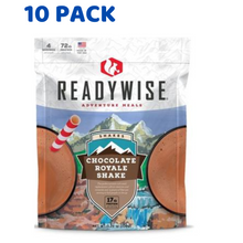 Load image into Gallery viewer, ReadyWise 6 CT Case Chocolate Royale Shake 2.5 Servings 11.29 oz 10 PACK
