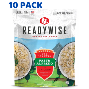 ReadyWise 2.5 Serv Old Country Pasta Alfredo Chicken 10 PACK