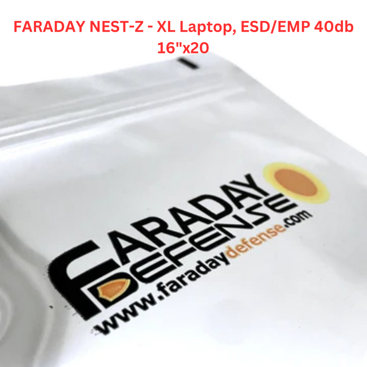 FARADAY NEST-Z - Portátil XL, ESD/EMP 40db, 16"x20"