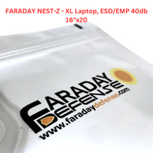 Load image into Gallery viewer, FARADAY NEST-Z - XL Laptop, ESD/EMP 40db 16&quot;x20&quot;
