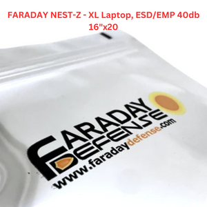 FARADAY NEST-Z - XL Laptop, ESD/EMP 40db 16"x20"