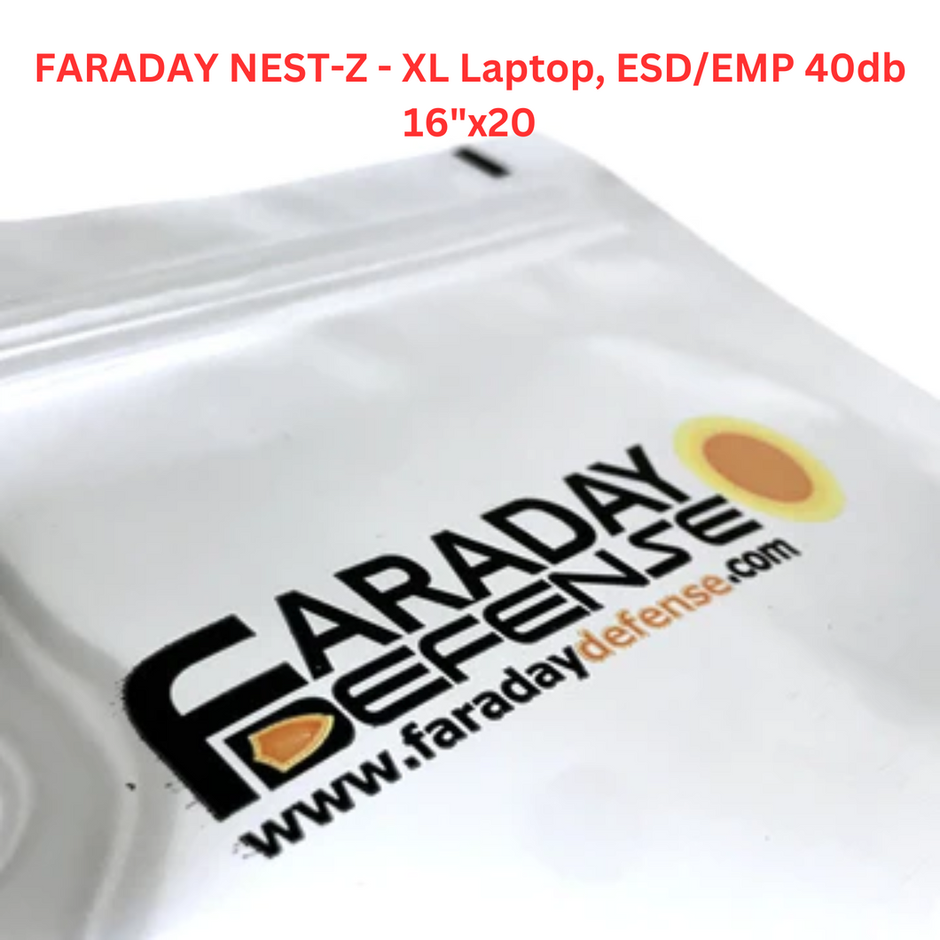 FARADAY NEST-Z - XL Laptop, ESD/EMP 40db 16