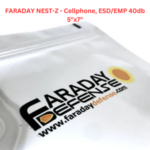 FARADAY NEST-Z - Cellphone ESD/EMP 40db 5"x7"