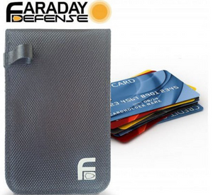 Faraday Jacket Key FOB Dry Bag Anti-Theft Black Canvas Protection Bag 3"x4"