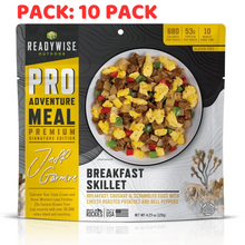 Load image into Gallery viewer, ReadyWise Outdoor Pro Meal Breakfast Skillet Freeze Dried Food 10 PACK
