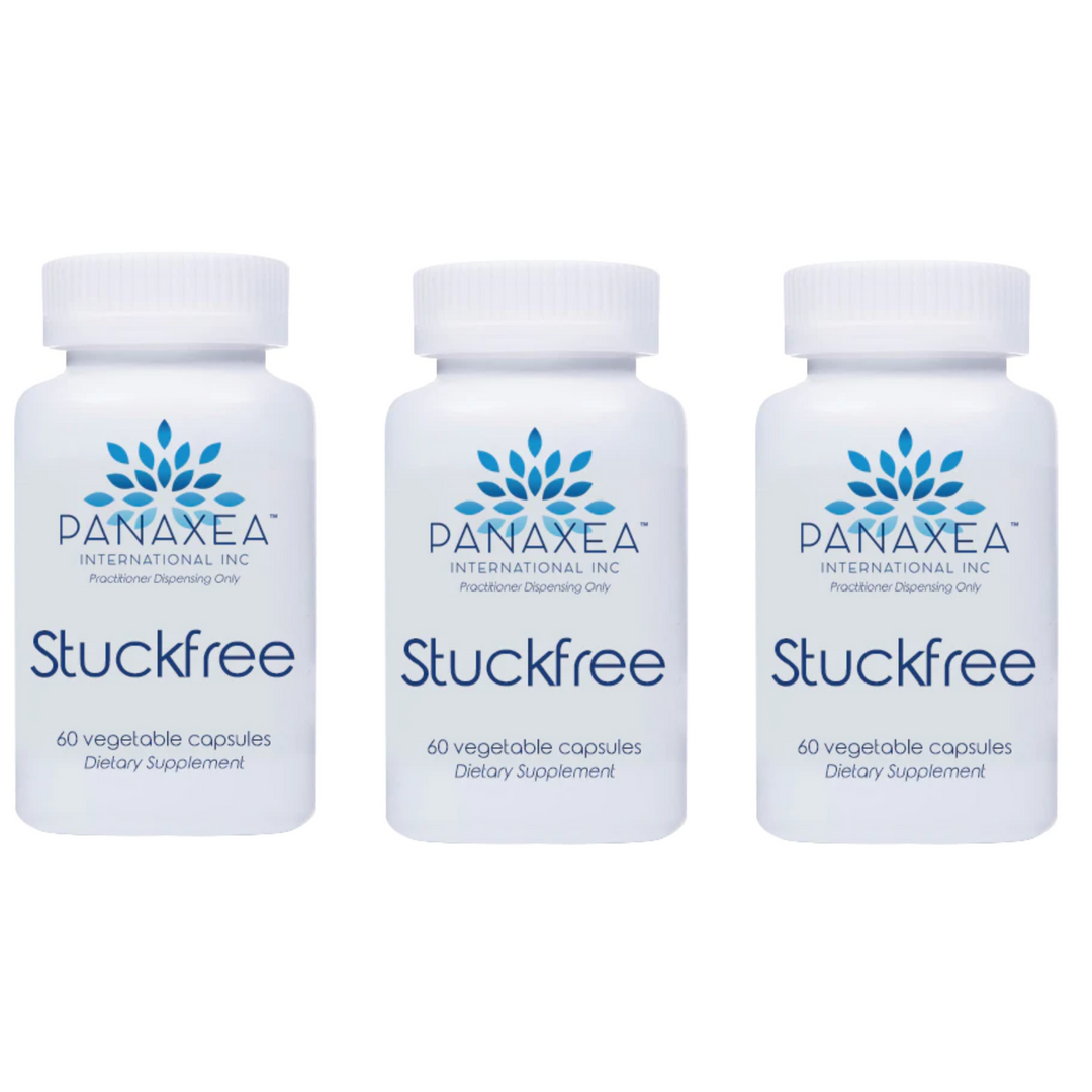 Panaxea Stuckfree 60 Vegetable Capsules Dietary Supplement 3 PACK
