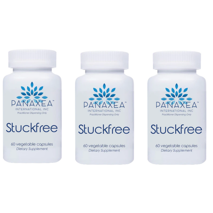 Panaxea Stuckfree 60 Vegetable Capsules Dietary Supplement 3 PACK